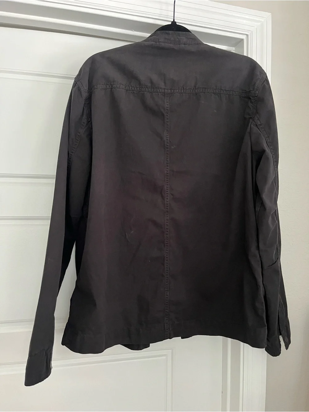 John Varvatos Collection Men's DOM M65 Military Inspired Field Jacket Black 52